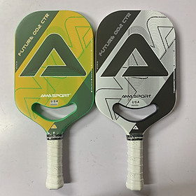 Vợt pickleball AMA Future 002 dày 20mm, trọng lượng vợt 235g, tặng kèm cuốn cán và 2 bóng