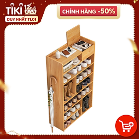 Mua Tủ Giày Gỗ GAPI Có Ngăn Kín Chứa Đồ Thiết Kế Thông Minh Phù Hợp Với Mọi Loại Giày DÉP - GP159