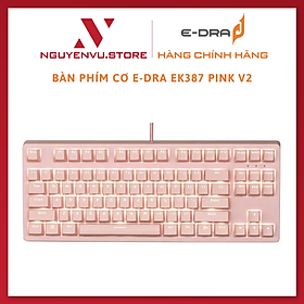 Mua Bàn phím Cơ E-Dra EK387 Pink V2 - Hàng Chính Hãng