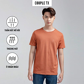 Áo Thun Nam Cổ Tròn Couple TX Basic In Logo X