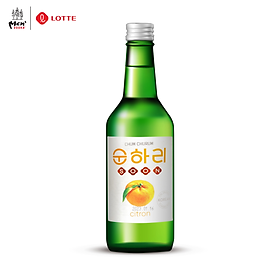 Rượu Soju Chum Churum Lotte Hàn Quốc vị Chanh 12% chai 360ml