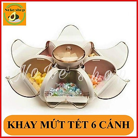 Mua Khay Đựng Bánh Kẹo 6 Cánh Hoa Tự Bung  Mẫu Mới Nhất Tết 2022  KHAY ĐỰNG BÁNH KẸO TẾT