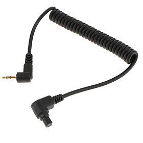 2.5mm to RS-80N3 C3 Remote Shutter Release Connecting Cord Cable for Canon 3-Pin Cameras EOS 7D 5D Mark II 50D