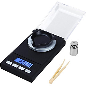 Digital Pocket Scale 10g/20g/50g/100g x 0.001g Jewelry Gram Scale with LCD Display for Gold Silver Jewelry Balance Gram