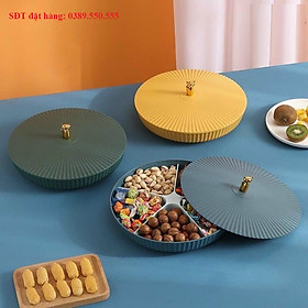 Mua Khay đựng bánh kẹo  mứt tết 5 Ngăn bằng nhựa phong cách Châu Âu