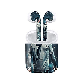 Mua Miếng dán skin chống bẩn cho tai nghe AirPods in hình bóng đá - 007 (bản không dây 1 và 2)