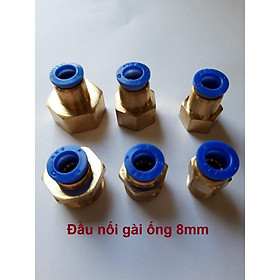 Mua Đầu nối gài ống 8mm với ren ngoài  ren trong 13/ 17/ 21mm