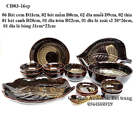 Mua “TỔNG HỢP” Bộ đồ ăn bát  đĩa CÁNH DÁN men hỏa biến cao cấp ĐẸP – SANG TRỌNG – BỀN CHẮC - làm cho Bữa ăn ngon hơn mỗi ngày