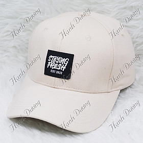 Nón kết thời trang nam nữ in mặt da Staying Fresh, chất liệu vải kaki cao cấp - Hạnh Dương