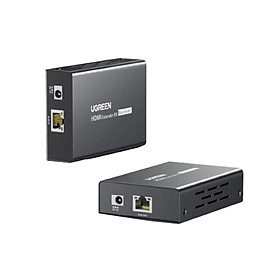 Bộ Nhận HDMI qua mạng Lan Cat 5E + Cat 6 Ugreen 80962 200M 1080P CM533 Hàng chính Hãng