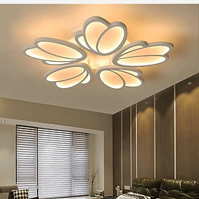 Mua Đèn Led Ốp Trần Trang Trí Phòng Khách  Phòng Ngủ Hiện Đại Hình Hoa 5 Cánh Mẫu V28 Có Kèm Điều Khiển
