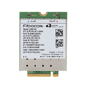 Card WWAN 4G Fibocom L850-GL HP lt4210 (HP XMM7360) - dùng cho HP Probook 430 G5, 440 G5, 450 G5, 1030 g3, 840 G5 - Hàng chính hãng