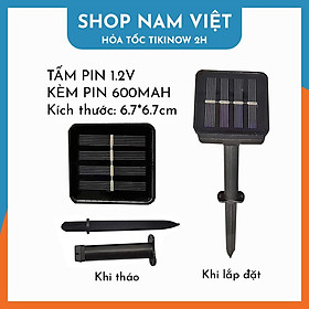 Mua Tấm Pin Năng Lượng Mặt Trời 1.2V - 24V Kèm Pin Dành Cho Đèn Led Solar (Không Kèm Đèn)