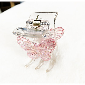 Kẹp tóc con bướm - kẹp tóc càng cua 5 răng - kẹp tóc trong suốt - kẹp gấp 5 răng mẫu mới