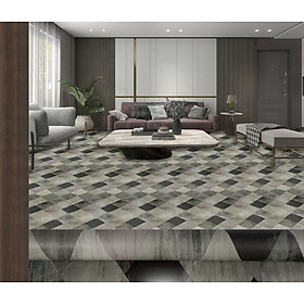 Mua 5 mét decal giấy dán nền dán sàn mẫu PHONG CÁCH TRẮNG ĐEN