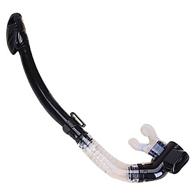 Black Totally Dry Snorkel Set Scuba Swimming Diving Snorkeling Underwater New