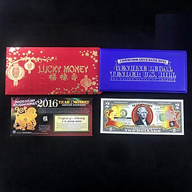 Mua Tờ kỷ niệm 2 USD con Khỉ 2016  được in bằng mực màu vàng phản quang  làm quà tặng sang trọng  độc đáo  ý nghĩa - TMT Collection - TLX063