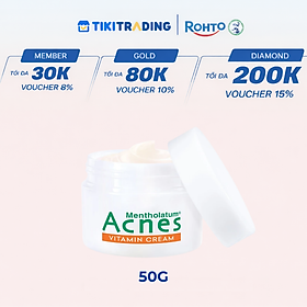 Kem dưỡng vitamin làm sáng da mờ sẹo thâm Acnes Vitamin Cream 50g