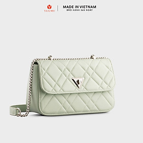 Túi Yuumy ( Thời trang nữ họa tiết chần chỉ size 24 - Túi đeo chéo da Seasand YN279 )