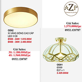 Mua ĐÈN ĐỒNG / ĐÈN ỐP VÁCH / ĐÈN TRANG TRÍ / ĐÈN THẢ TRẦN / ĐÈN TREO TƯỜNG PHÒNG KHÁCH / PHÒNG NGỦ / ĐÈN TRANG TRÍ NHÀ HÀNG KHÁCH SẠN AZP-OD01 / OD02 phong cách đương đại  hàng nhập khẩu AZP