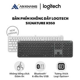 Bàn phím không dây Logitech Signature K950 - Hàng Chính Hãng