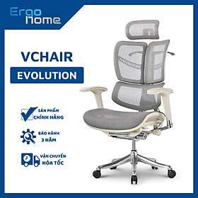 Mua Ghế Văn Phòng Công thái học Ergonomic Vchair Evolution Ergohome  ghế làm việc thiết kế 3 lưng khung siêu chắc  chịu tải 150kg phù hợp cho người vóc dáng to cao  ngả sâu 130 độ  lưới chịu lực tốt - ERGOHOME