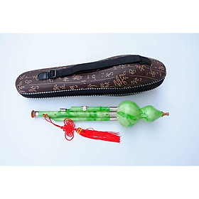 Mua Sáo Bầu Giả Ngọc - Tặng bao da + dây treo