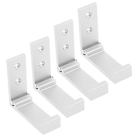 Phép Lạ Chiếu 4 Nhôm Bạc Có Thể Gấp Gọn Móc Treo Áo Cho Khăn Treo Tường