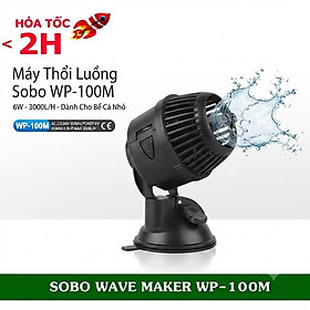 Máy Thổi Luồng Sobo WP-100M (6W - 3000L/H) - Tạo Sóng Cho Bể Cá Nhỏ