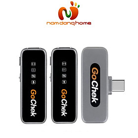 Mua Micro thu âm không dây GoChek B01 Ultra - Thiết bị ghi âm có công nghệ Smart CSC lọc âm hỗ trợ chân cắm Type-C - Hàng nhập khẩu
