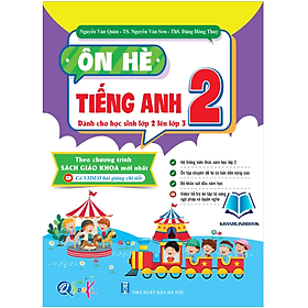 Sách - Ôn Hè Tiếng Anh Lớp 2 - Dành cho học sinh lớp 2 lên 3