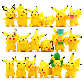 Sét 18 mô hình đồ chơi pikachu dễ thương