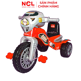 Xe 3 bánh Nhựa Chợ Lớn Super Harley (Không nhạc) - M1787A-X3B - Giao màu ngẫu nhiên