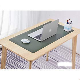 Deskpad kiêm tấm lót di chuột 90 x 45cm thảm trải bàn làm việc 2 mặt 2 màu
