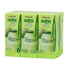 Sữa dưa lưới Hàn Quốc (lốc 6 hộp)