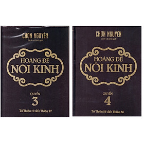 [Download Sách] Combo 2 cuốn Hoàng đế nội kinh quyển 3 + 4