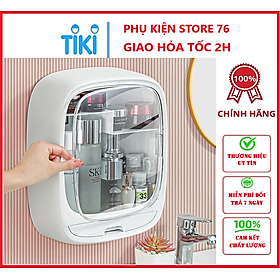 Tủ Đựng Mỹ Phẩm Dán Tường Hoặc Khoan Tường Tùy Nhu Cầu Đa Năng ( Giao màu ngẫu nhiên) - Hàng Việt Nam 