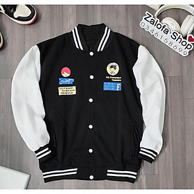 Áo khoác Bomber DINER Bóng Chày chất nỉ PE ulzzang nam nữ Unisex Áo Bomber Mẫu Hot lên from mặc siêu đẹp