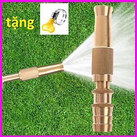 Mua Đầu vòi xịt tăng áp  áp lực cao mini bằng đồng Vòi xịt đa năng: vệ sinh  rửa xe  tưới cây siêu tiện lợi kèm đai siết