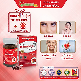 Viên uống Daisoga OMEGA bổ mắt, đẹp da, chống lão hóa, tốt cho tim mạch - Hộp 60 viên.