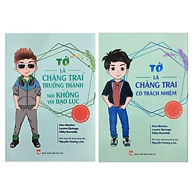 Hình ảnh Combo Cẩm Nang Bạn Trai - Thủ Lĩnh Của Sự Thay Đổi: Tớ Là Chàng Trai Trưởng Thành Nói Không Với Bạo Lực + Tớ là Chàng Trai Có Trách Nhiệm (Bộ Sách Tuổi Teen và Bình Đẳng Giới / Tặng Kèm Bookmark Green Life)