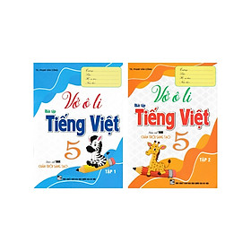 Sách - Combo vở ô li bài tập tiếng việt 5 - tập 1 + 2 (bám sát sgk chân trời sáng tạo) (bộ 2 cuốn) - HA