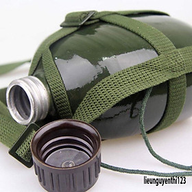 Mua Bình tông đựng rượu  đựng nước kiểu dáng bi đông quân đội 1L