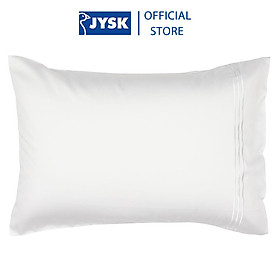 Mua Vỏ gối cotton sateen | JYSK Ea | trắng | R50xD70cm