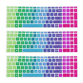3x Silicone Notebook Keyboard Skin Cover For