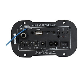 Bluetooth Hi-Fi Bass Power Amplifier AMP FM Subwoofer DIY for Car Theater