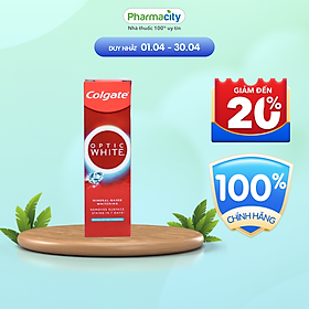 Kem đánh răng trắng sáng Colgate Optic White Plus Shine (100g)