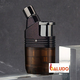 Mua Bật lửa Honest khò 1 tia lửa chéo bình gas trong suốt BCZ-799