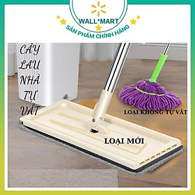 Mua Cây lau nhà - Chổi lau chùi nhà cửa tự vắt thông minh đầu xoay 360 độ tiện dụng WALLMART WM86