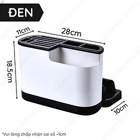 Mua Khay nhựa cắm muỗng  đũa  dao kết hợp giá để úp thớt  nắp nồi đa năng  tiện ích - K107